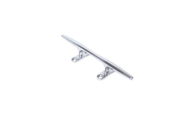 12 Inch Hollow Base Boat Cleat - 316 Marine Grade Stainless Steel front angle