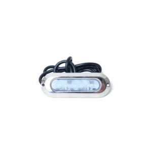 30 Watt Slim 1 Pod Underwater LED RGB Stainless Steel Light top angle