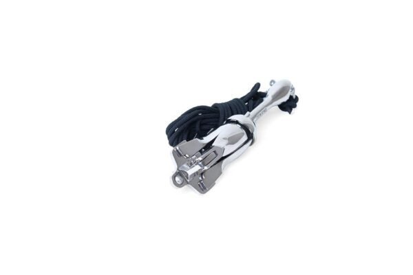 3 lb Folding PWC Anchor mirror polished 316 stainless steel bottom angle