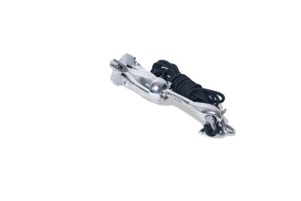3 lb Folding PWC Anchor mirror polished 316 stainless steel not in bag