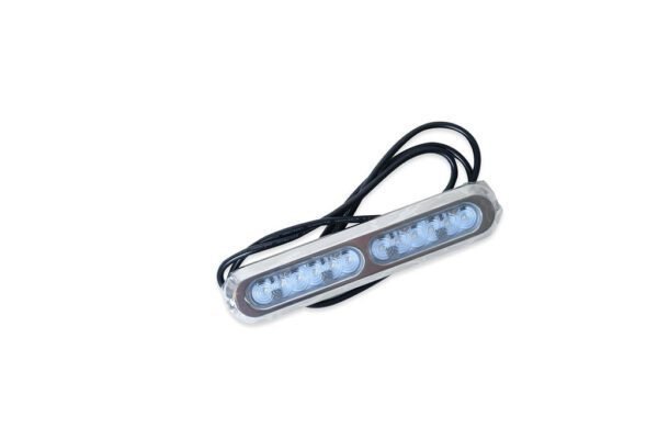 60 Watt Slim 2 Pod Underwater LED RGB Stainless Steel Light front angle