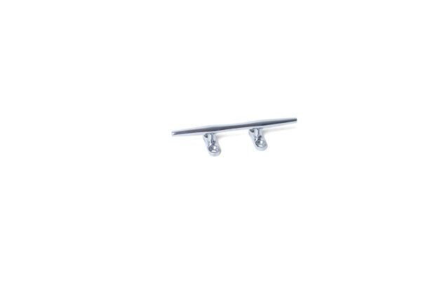 6 Inch Hollow Base Boat Cleat (2 Pack) - 316 Marine Grade Stainless Steel side front angle