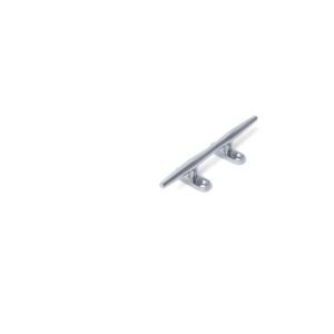 6 Inch Hollow Base Boat Cleat (2 Pack) - 316 Marine Grade Stainless Steel left front angle