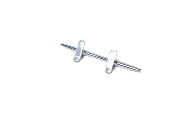 8 Inch Hollow Base Boat Cleat (2 Pack) - 316 Marine Grade Stainless Steel bottom angle