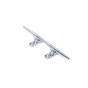 8 Inch Hollow Base Boat Cleat (2 Pack) - 316 Marine Grade Stainless Steel right side angle