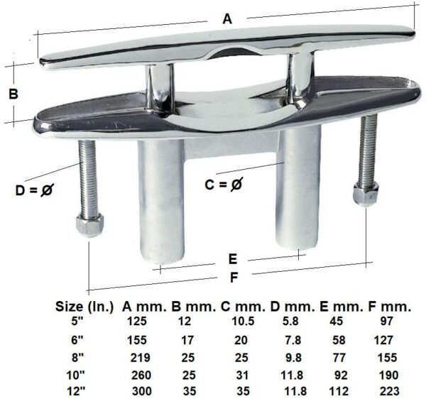 Retractable Pull Up Cleat 2PK