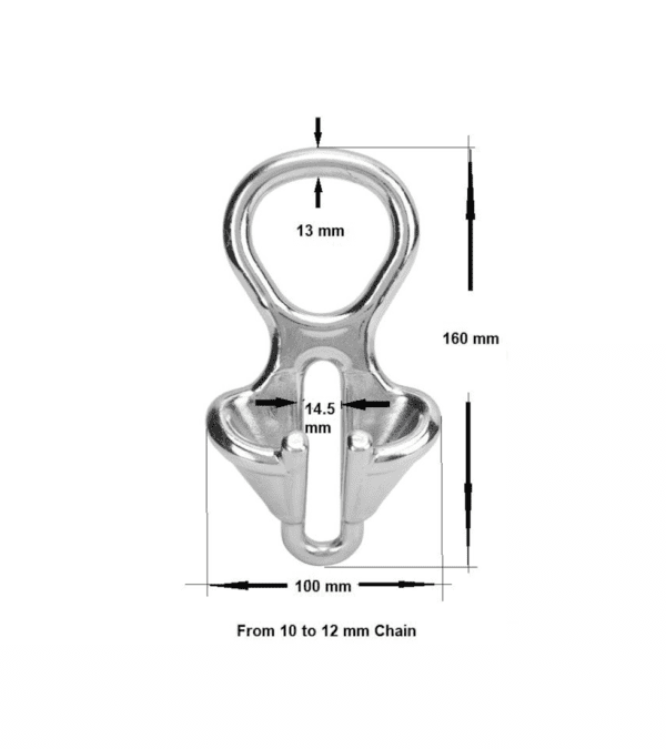 3/8” to 1/2” Devil's Claw Chain Stopper