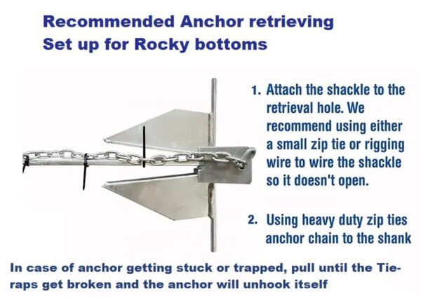 Galvanized Fluke Anchor Kit